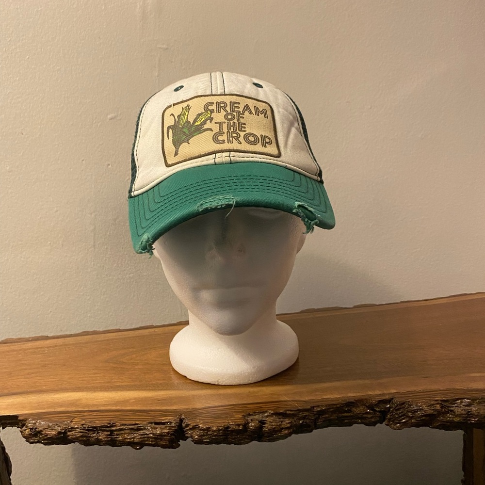 Fossil Distressed “Cream of the Crop” Mesh Back Hat
